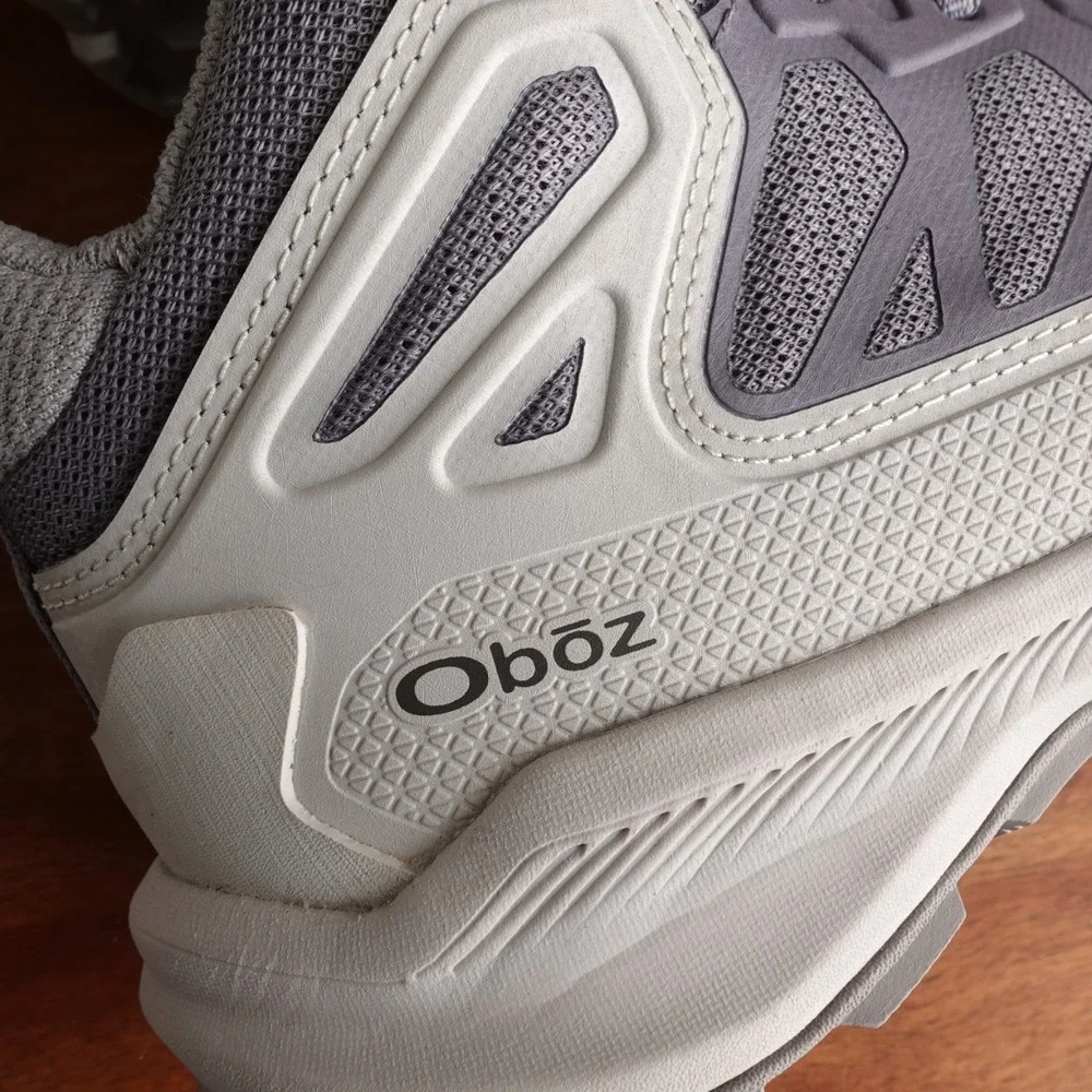 Oboz Hiking Boots Womens SZ 6.5 Gray Katabatic Mid Outdoor Trail Gorpcore NWOB